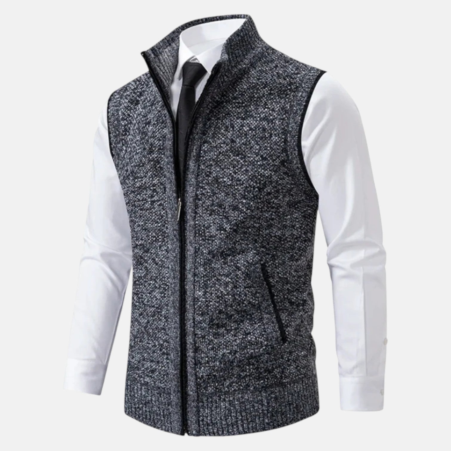 Arne - Strick - Steppweste mit Woll - Mix für Herbst/Winter - Westen - Temala