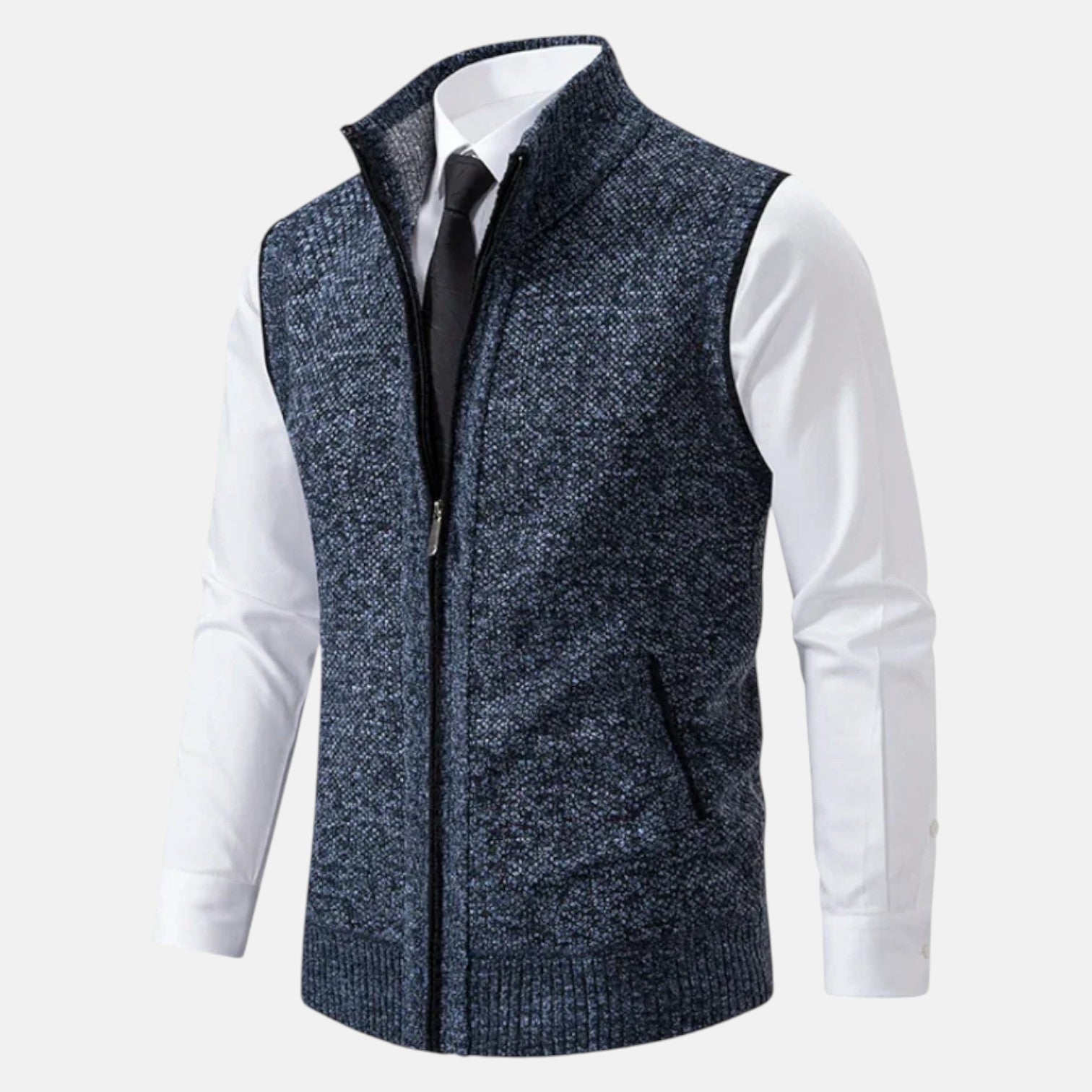 Arne - Strick - Steppweste mit Woll - Mix für Herbst/Winter - Westen - Temala