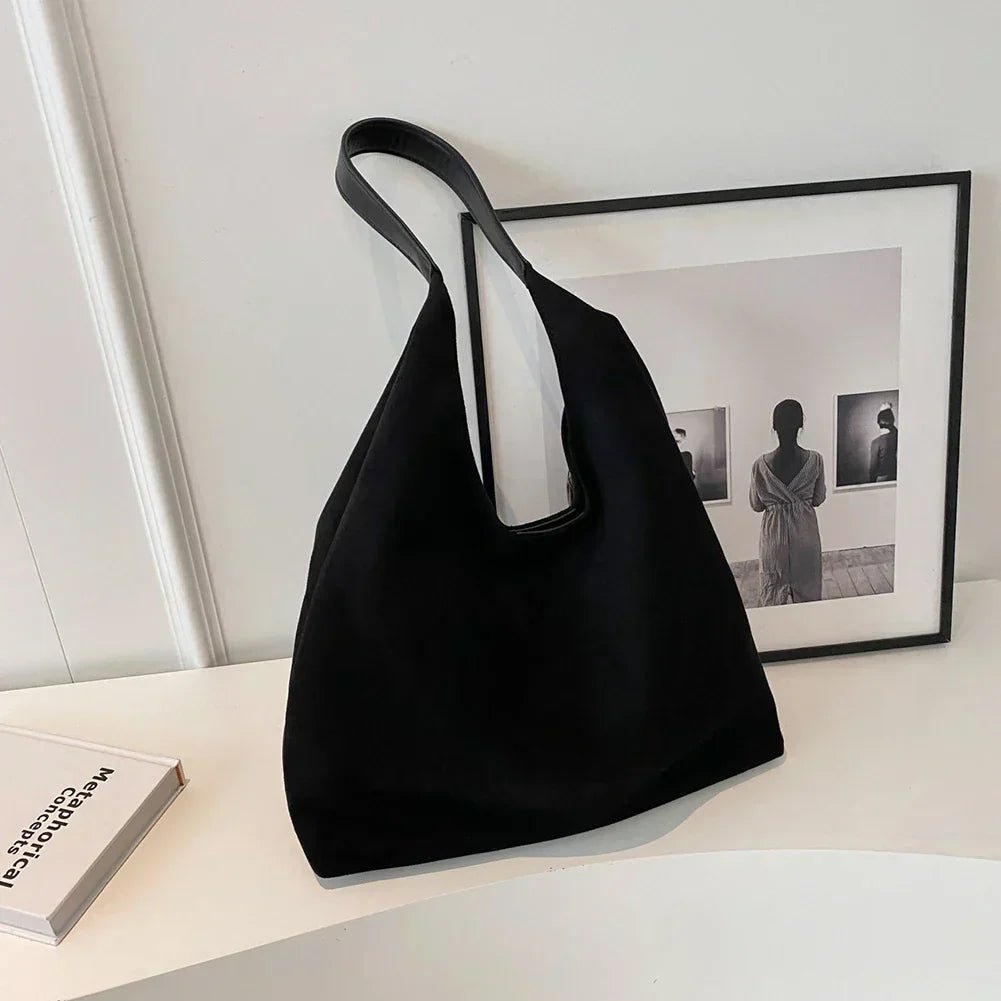 Helene - Moderne Tote Tasche aus Wildleder für Alltag und Büro - Handbags - Temala