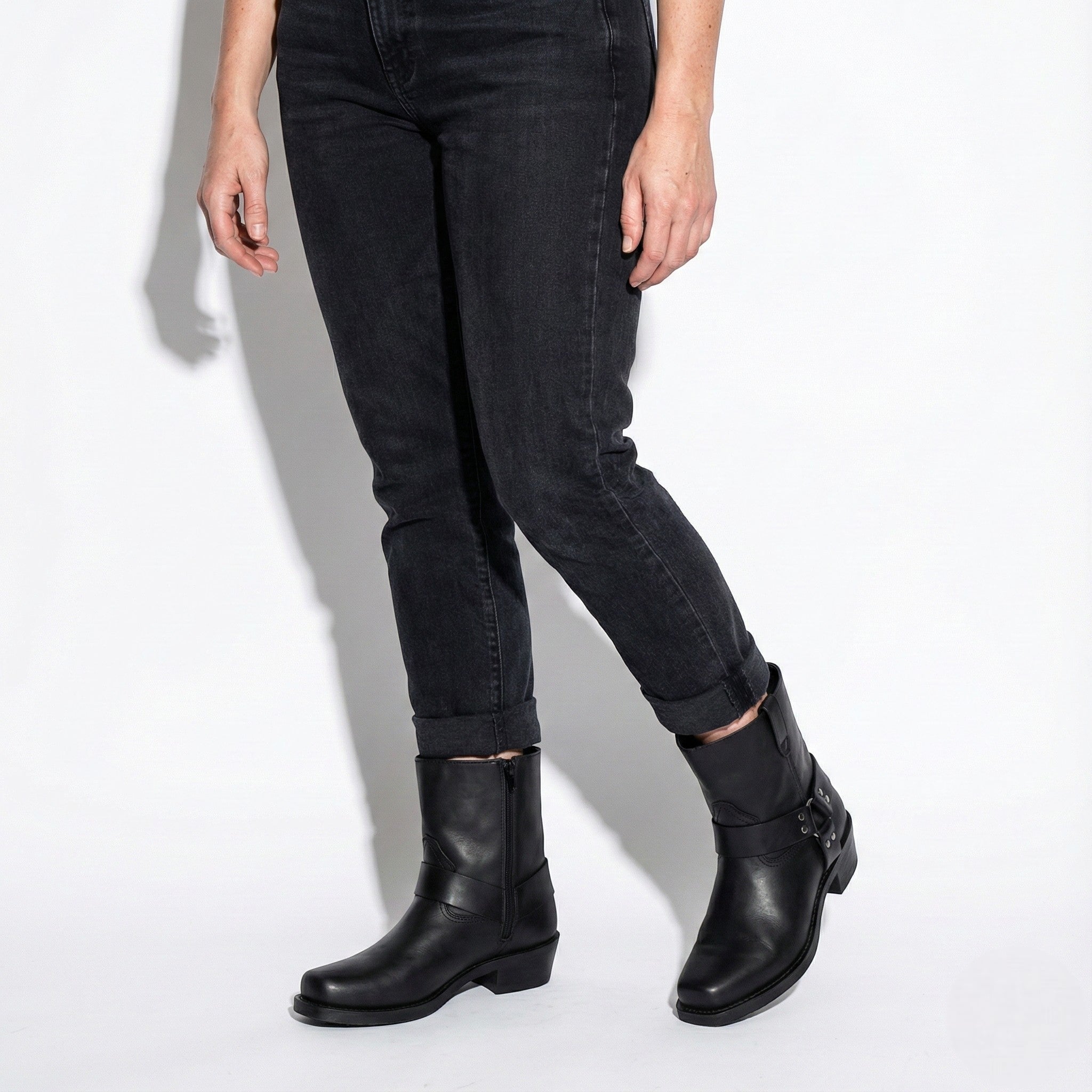 Mira – Damen Lederstiefel im Vintage - Look - Stiefel - Temala