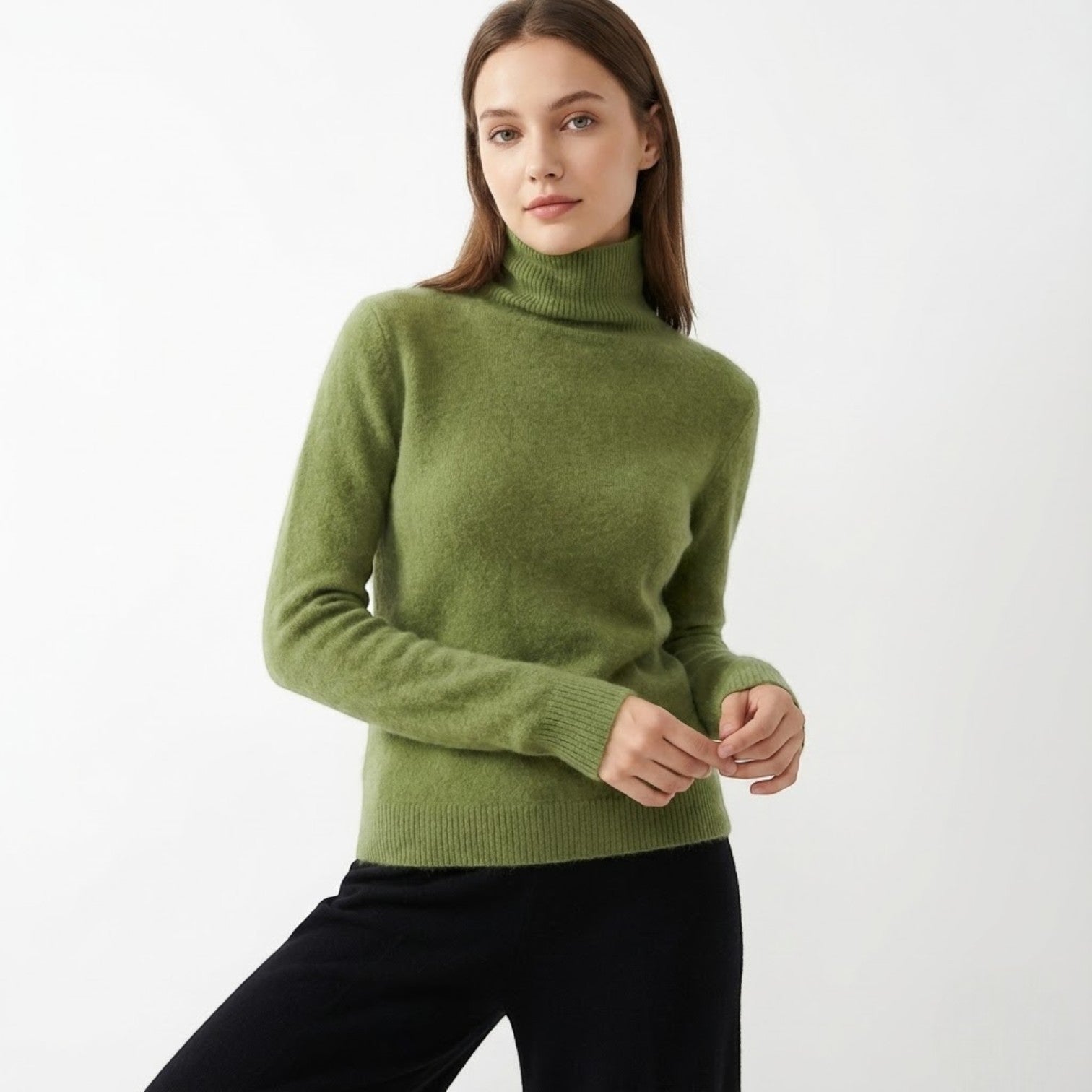 Mira – Damen Wolle Rollkragenpullover - Pullover - Temala