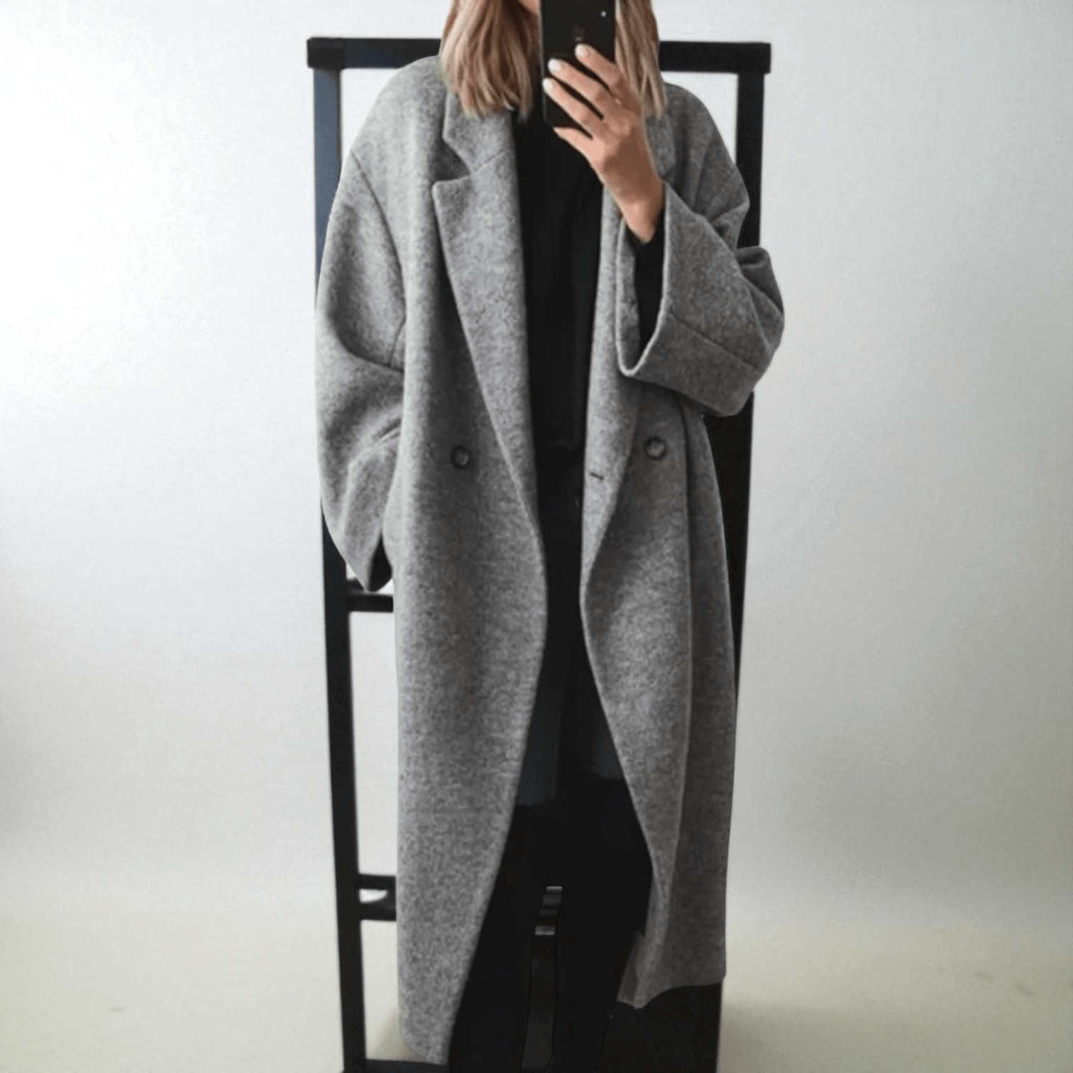 Nora – Klassischer Wintermantel mit Strukturdesign - Wintermäntel - Temala