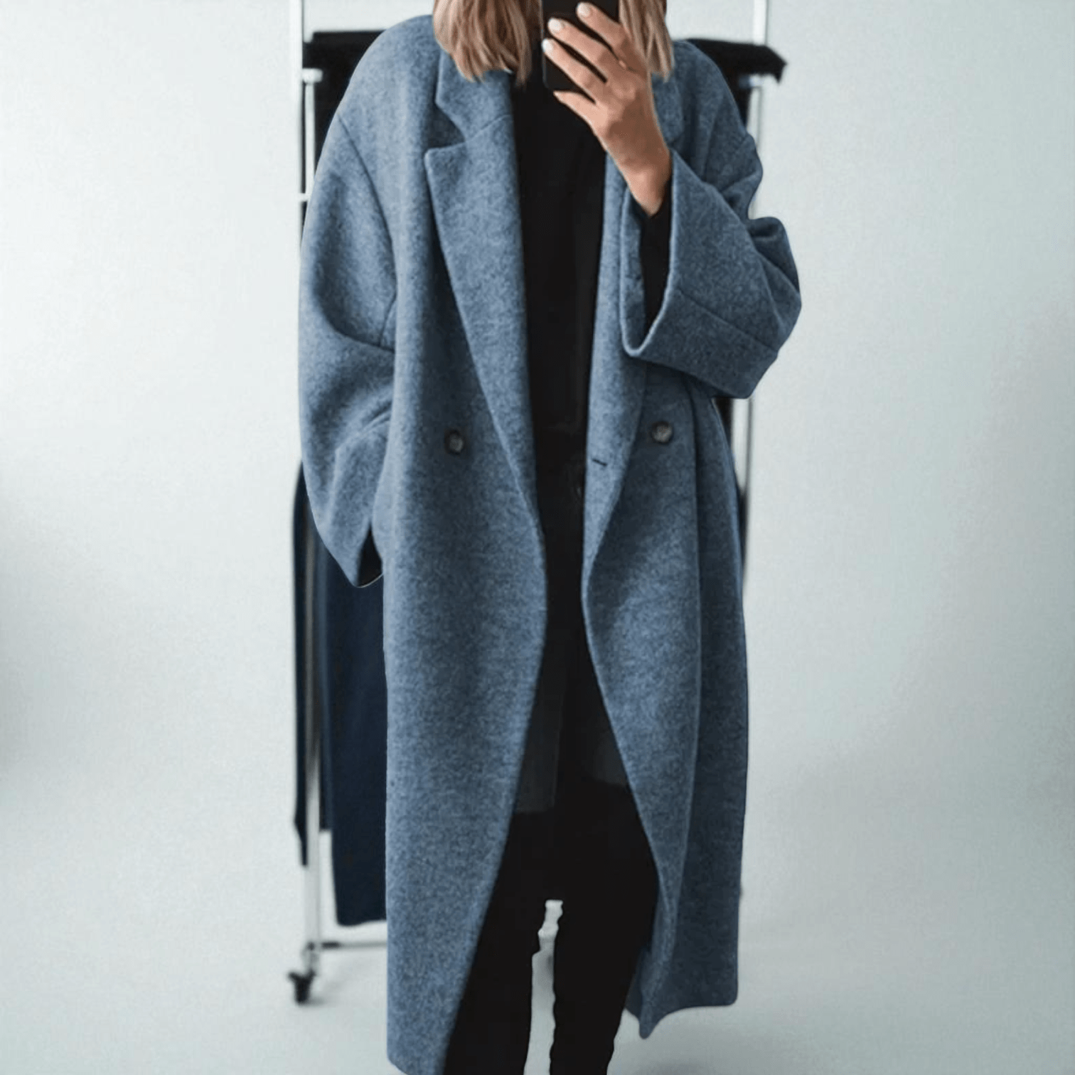 Nora – Klassischer Wintermantel mit Strukturdesign - Wintermäntel - Temala