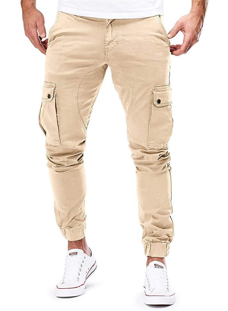 ABE - Lässige sportliche Cargo - Hose - Beige - M - 