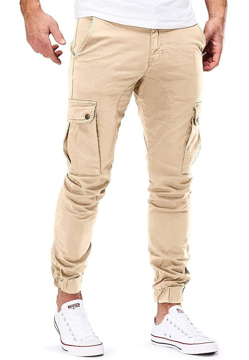 ABE - Lässige sportliche Cargo - Hose - Beige - M - 