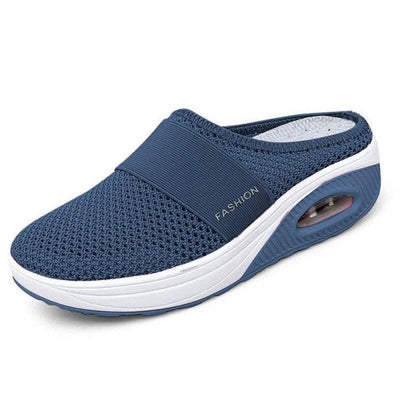 Air Cushion Slip - On Walking Schuhe Orthopädische Schuhe - Hellblau - 35 - 