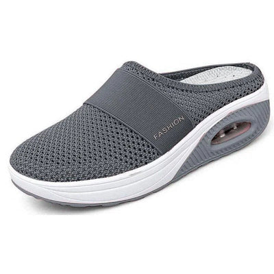 Air Cushion Slip - On Walking Schuhe Orthopädische Schuhe - Dunkelgrau - 35 - 