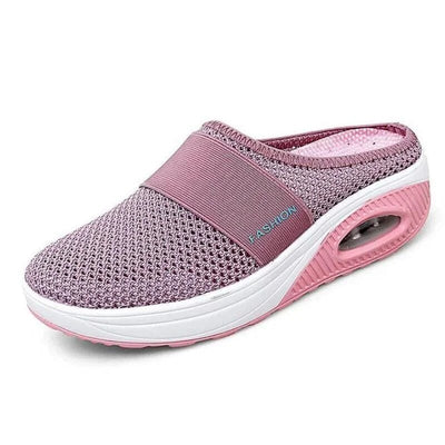 Air Cushion Slip - On Walking Schuhe Orthopädische Schuhe - Rosa - 35 - 