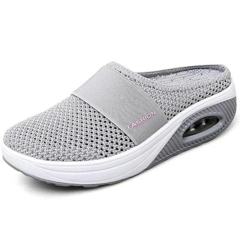 Air Cushion Slip - On Walking Schuhe Orthopädische Schuhe - Grau - 35 - 