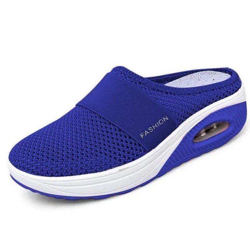 Air Cushion Slip - On Walking Schuhe Orthopädische Schuhe - Blau - 35 - 