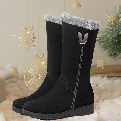 Alina - Lässige Thermo - Schneestiefel - Grau - 36 - 