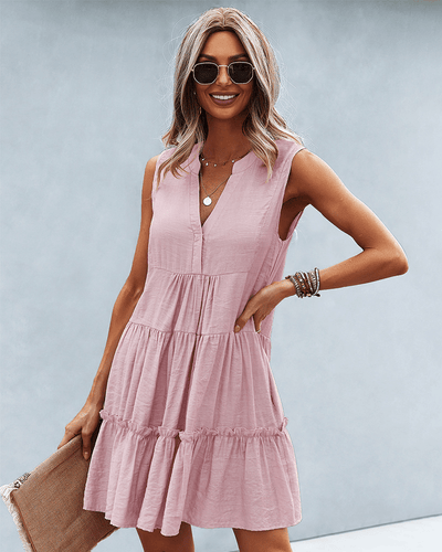 Amelie® | Ibiza Mode stilvolle Frauen Kleid für den Sommer - Grün - S - 