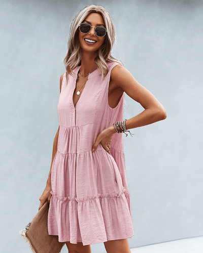 Amelie® | Ibiza Mode stilvolle Frauen Kleid für den Sommer - Grün - S - 