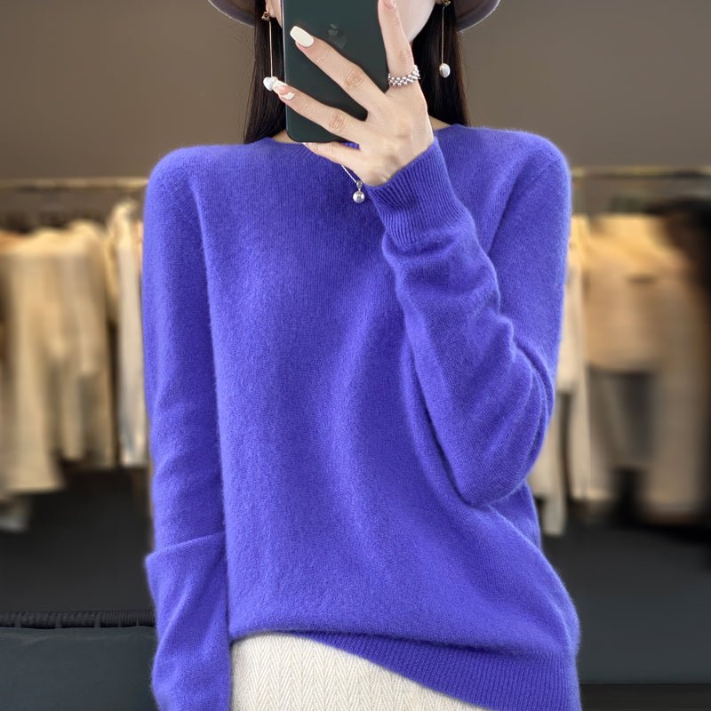 Annastasia - Winterpullover für Frauen - Blau - S - 