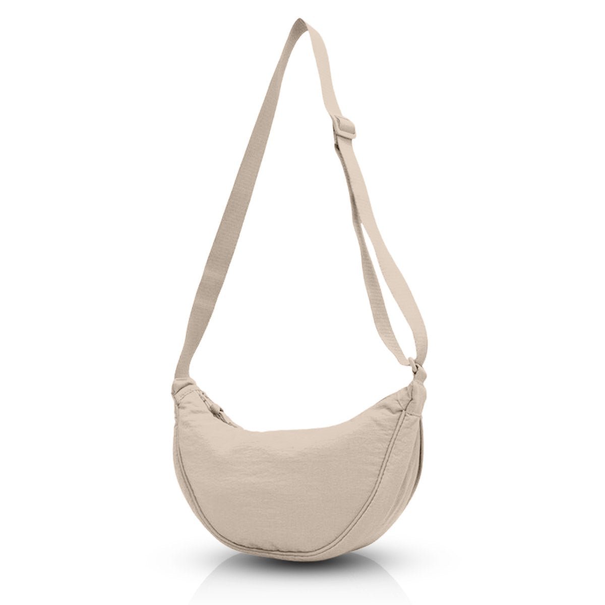 ArcSling - Halbmondförmige Crossbody - Tasche - Beige - 