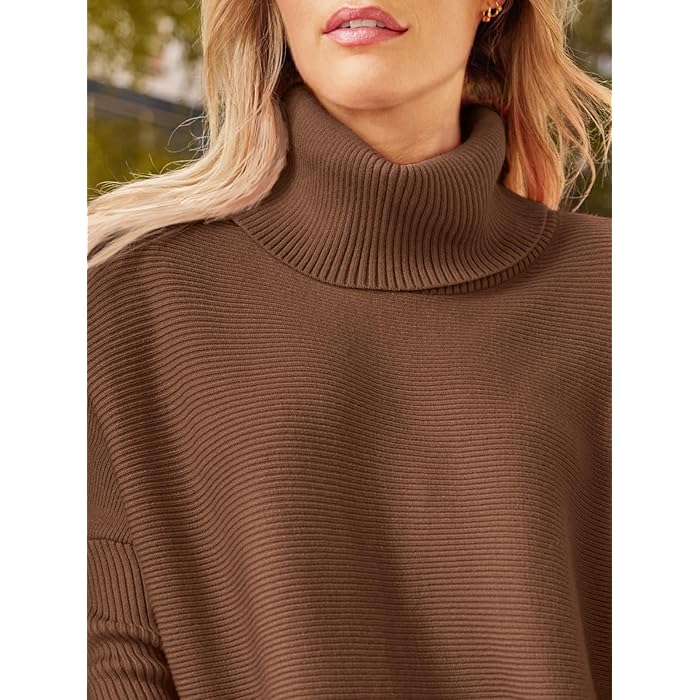 Bea - hochkragen Strickpullover - Weiß - S - 