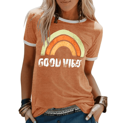 Blisse - Gute Laune Shirt - Orange - S - 