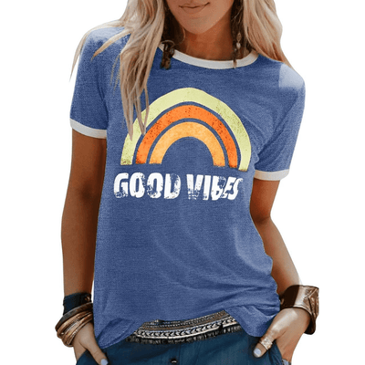 Blisse - Gute Laune Shirt - Blau - S - 