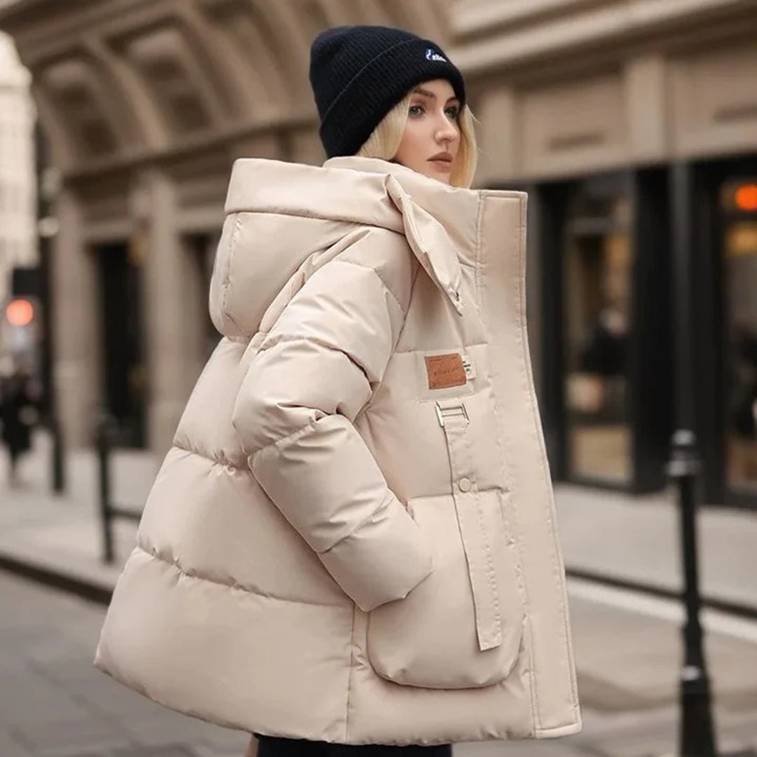 BreezeHaven 2.0 - Winterjacke für Frauen - Beige - S - 