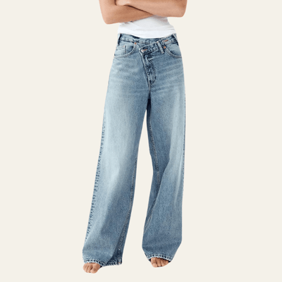 Candice - Denim Weitbein - Jeans - Dunkelblau - XS - 