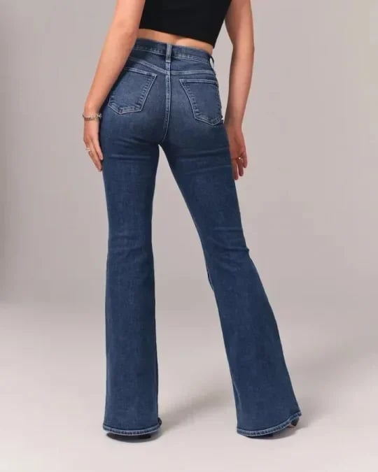 CelestialRise Ultra High Stretch Flare Jeans - Dunkelblau - S - 