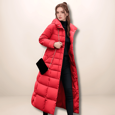 Chantal - Ultraleichte Winterjacke - Rot - M - 