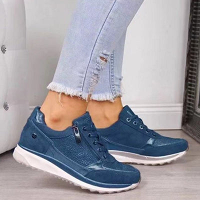 ChicSneakers+ | Elegante en Comfortabele Orthopedische Schoenen - Blau - 35 - 