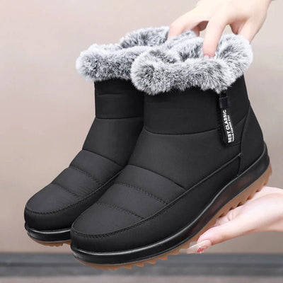 Christin - Warme wasserdichte Winterstiefel - Rot - 35 - 