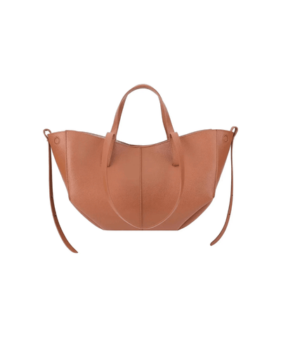 Cindy - Elegante Shopper Tasche - Braun - 