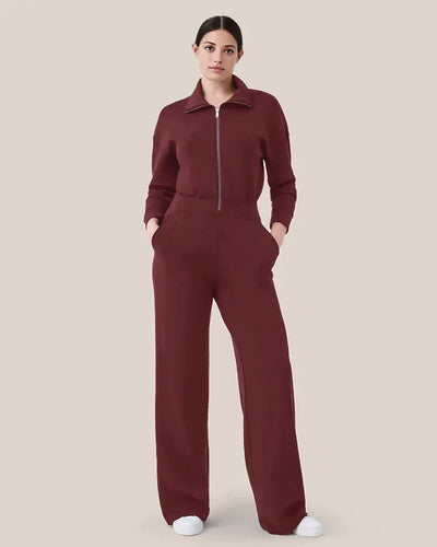 Clara's - Bester schicker und gemütlicher Jumpsuit - Blau - XS - 