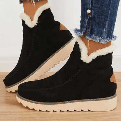 Classic Women's Fur Boots 2.0 - Erleben Sie die rutschfesten Sohlen, die Ihnen auf jeder Oberfläche Halt geben - Schwarz - 35 - 