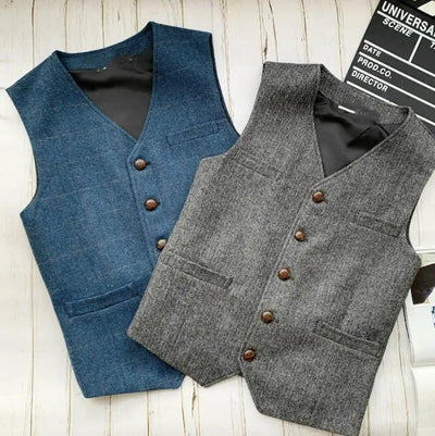 Clyde - Elegante Weste für Herren - Blau - S - 