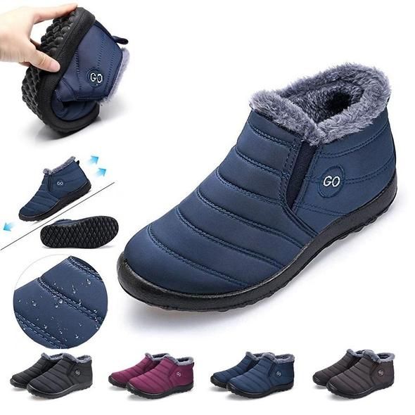 Cosmo - Flauschige Winterschuhe - Schwarz - 35 - 