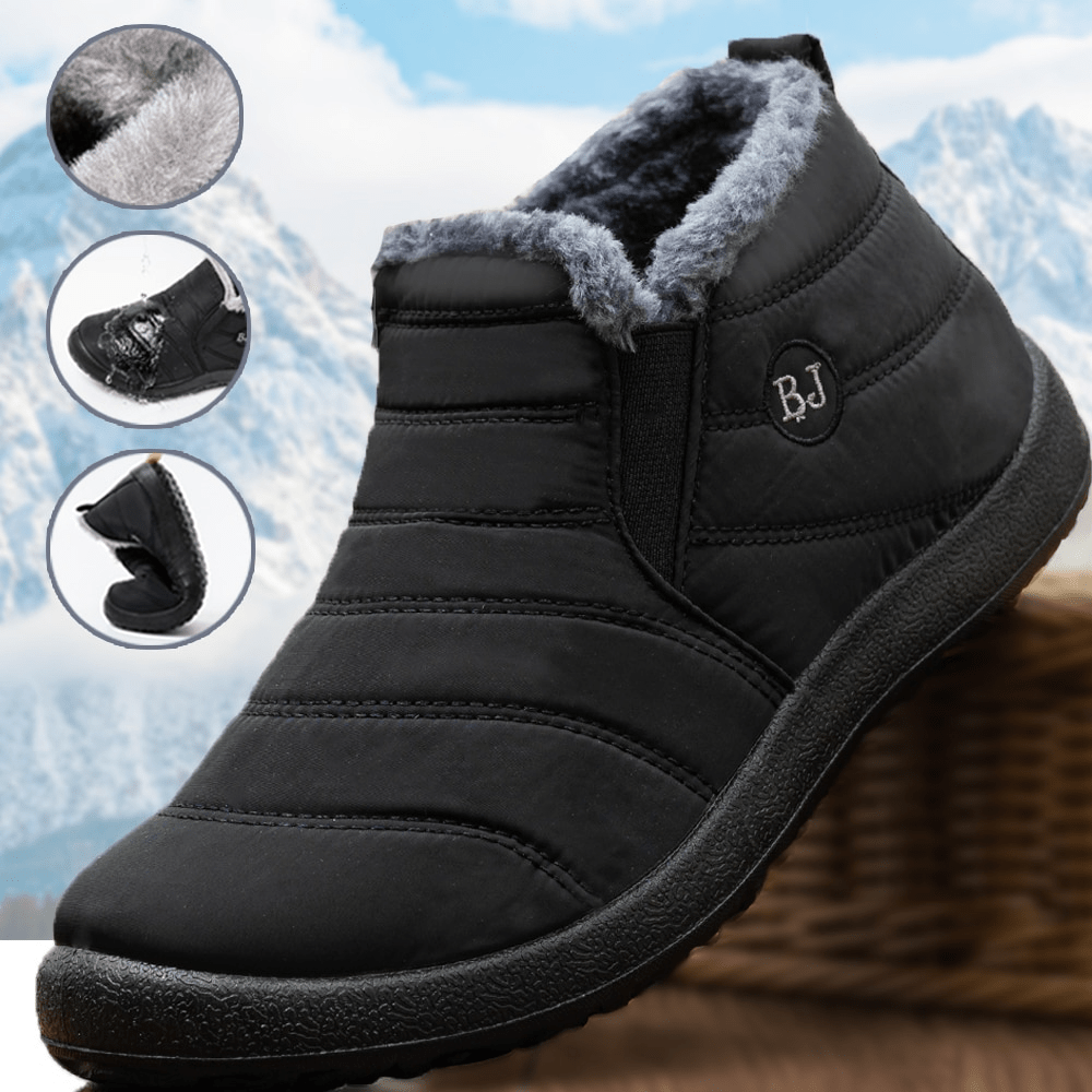 Cosmo - Flauschige Winterschuhe - Schwarz - 35 - 