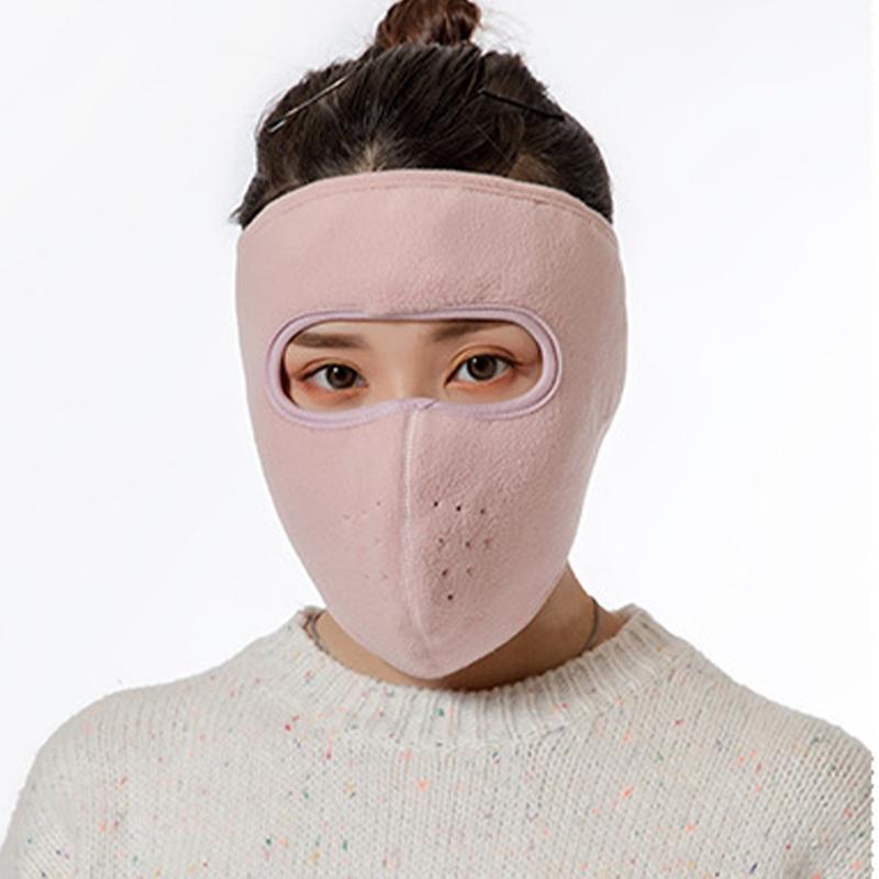 CoverUp - Winter - Fleece - Maske - Rosa - 