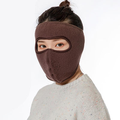 CoverUp - Winter - Fleece - Maske - Braun - 