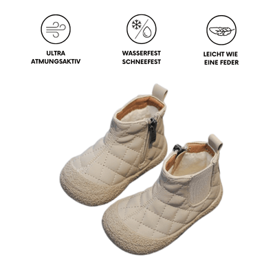 CozyKicks 2.0 - Winterschuhe für Kinder - Khaki - 16 (Innensohle 12 CM) - 