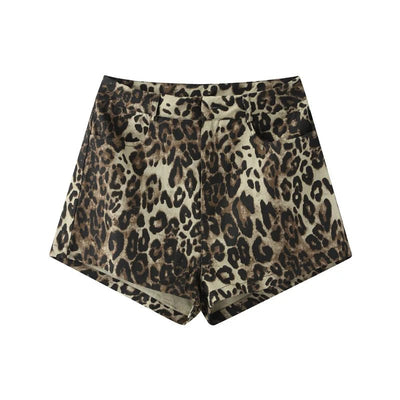 Dalia - Leoparden Sexy Shorts - S - 