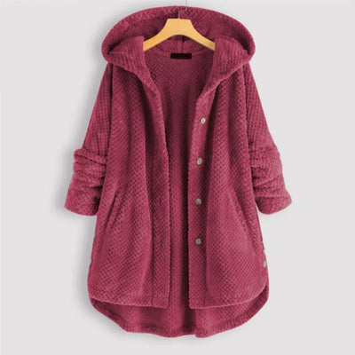 Daniela - Stilvolle Winterjacke - Rot - M - 