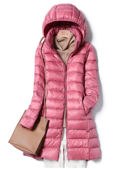 Doria - Ultraleichte Freizeitjacke für den Winter - Rosa - M - 