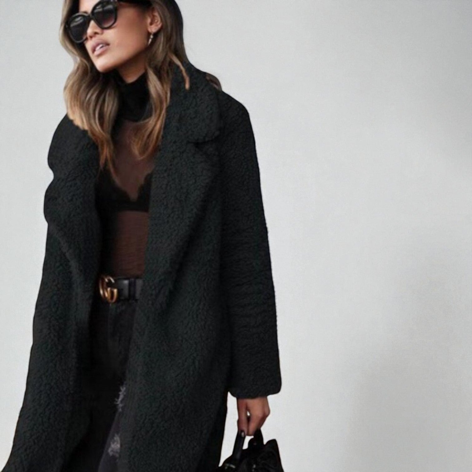 Elena – Damen Wolle Mantel - Mäntel - Temala