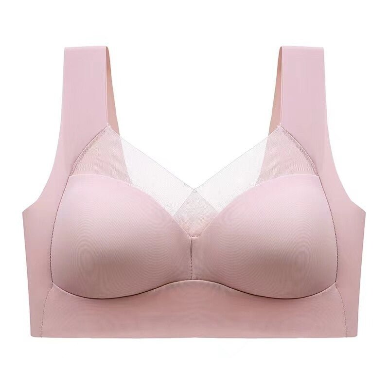 Elisse BH - Nahtloser Push - up - BH (1+2 GRATIS) - 3x Rosa - L - 