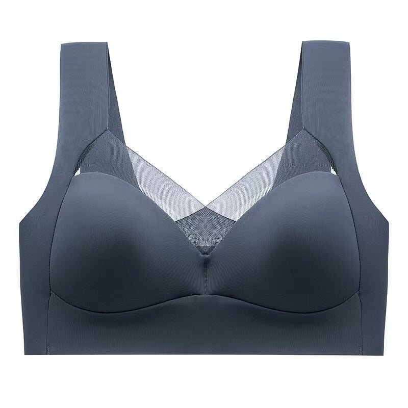 Elisse BH - Nahtloser Push - up - BH (1+2 GRATIS) - 3x Grau - L - 