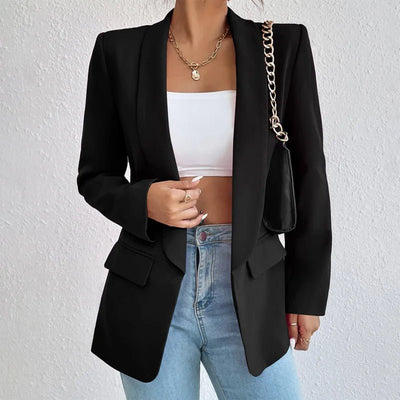 Ellise - Stylischer Blazer - Schwarz - S - 