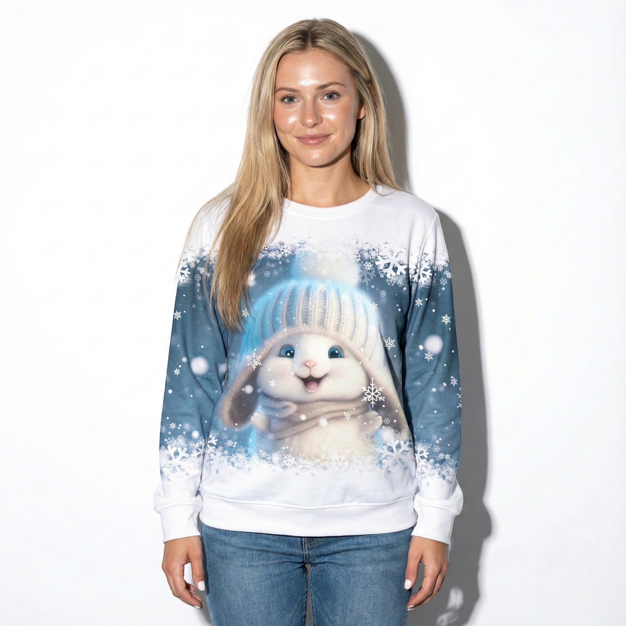 Elodie – Damen Baumwoll - Weihnachtspullover - Pullover - Temala