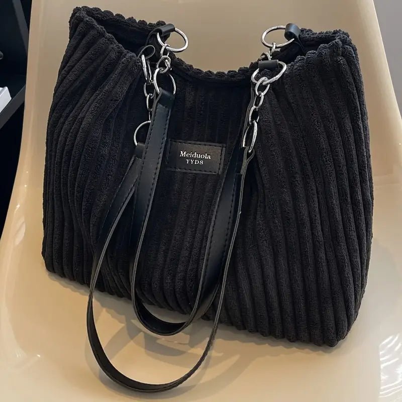 Erika - Luxuriöse Reisetasche - Schwarz - 