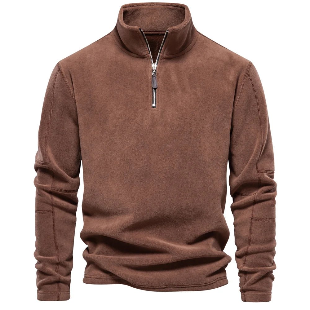 Felix - Warmer Fleece - Pullover - Braun - S - 