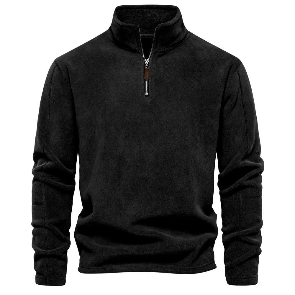 Felix - Warmer Fleece - Pullover - Schwarz - S - 