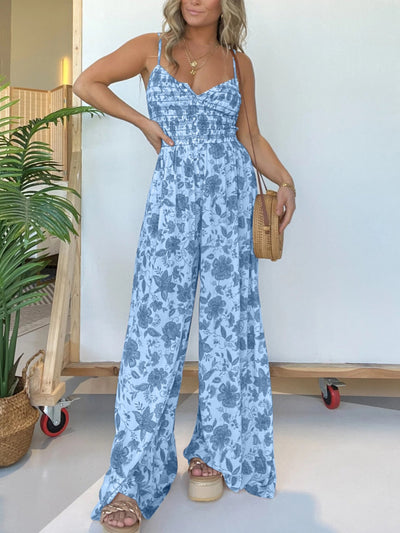 Felly - Fließender Jumpsuit - Blau - S - 