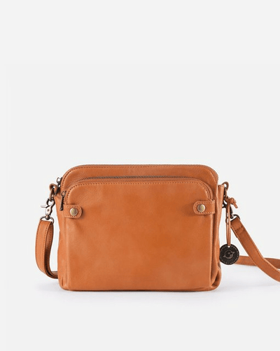 Fiona - Crossbody - Tasche aus Leder - Braun - 